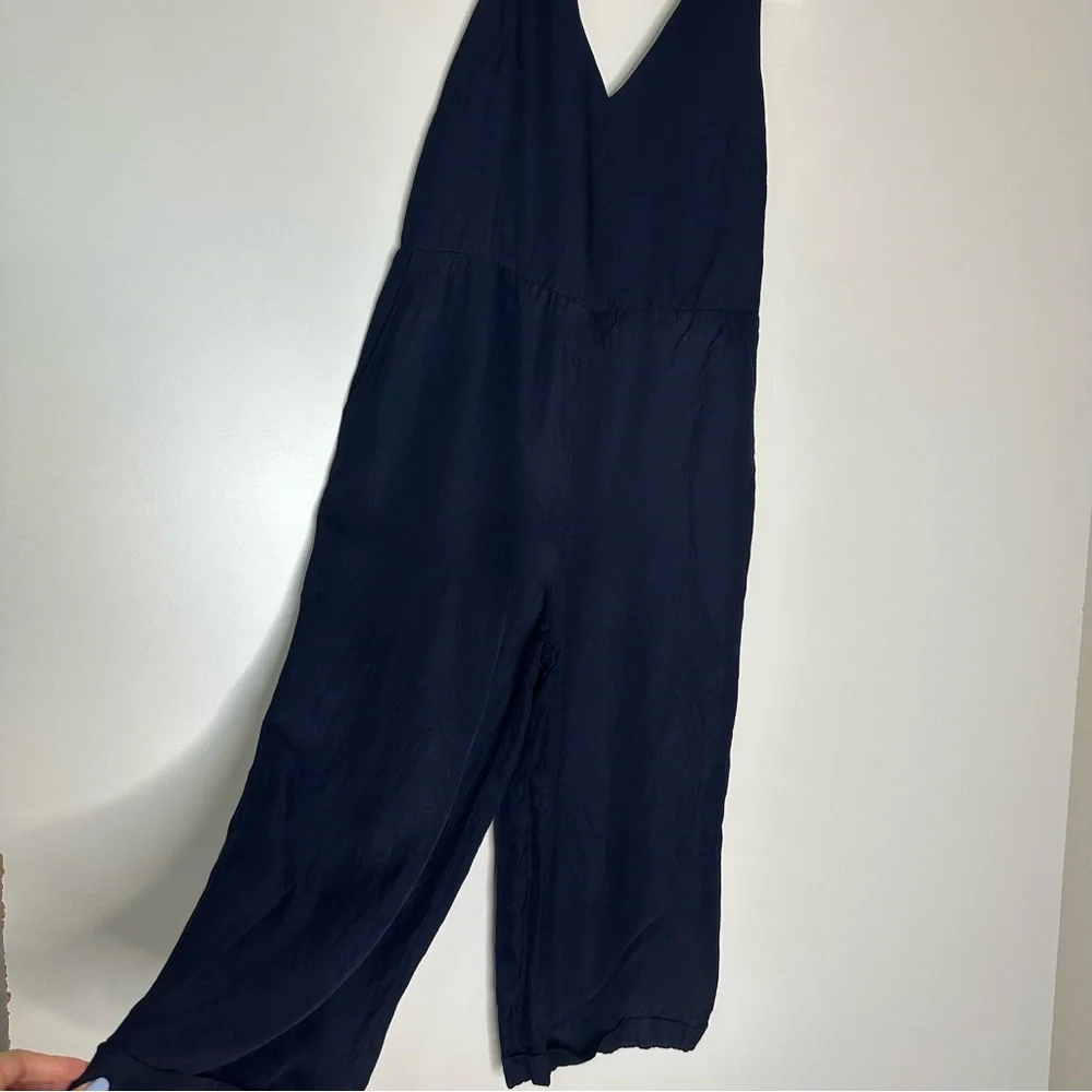 Banana Republic jumpsuit back tie linen blend - Picture 14 of 16